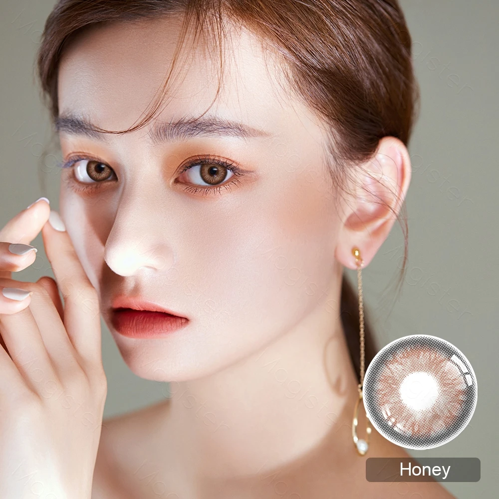 1 пара цветных линз ed красота полипиленты ежегодные многоцветные линзы