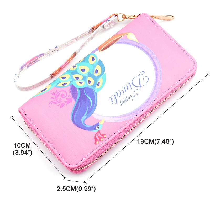 

Women's Wallet Animals Printing Long Wallet Female Coin Purses Student Girls Cluth Phone Bag Card Holders Zipper Wallet Bilfold