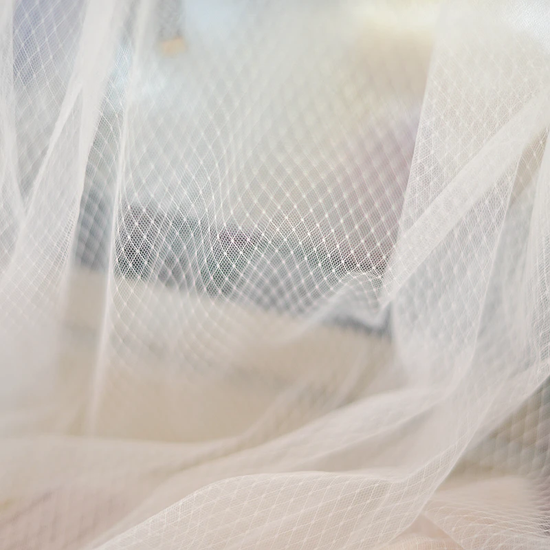 Сетчатая Ткань со стразами детская одежда пушистая юбка детское платье тканевые