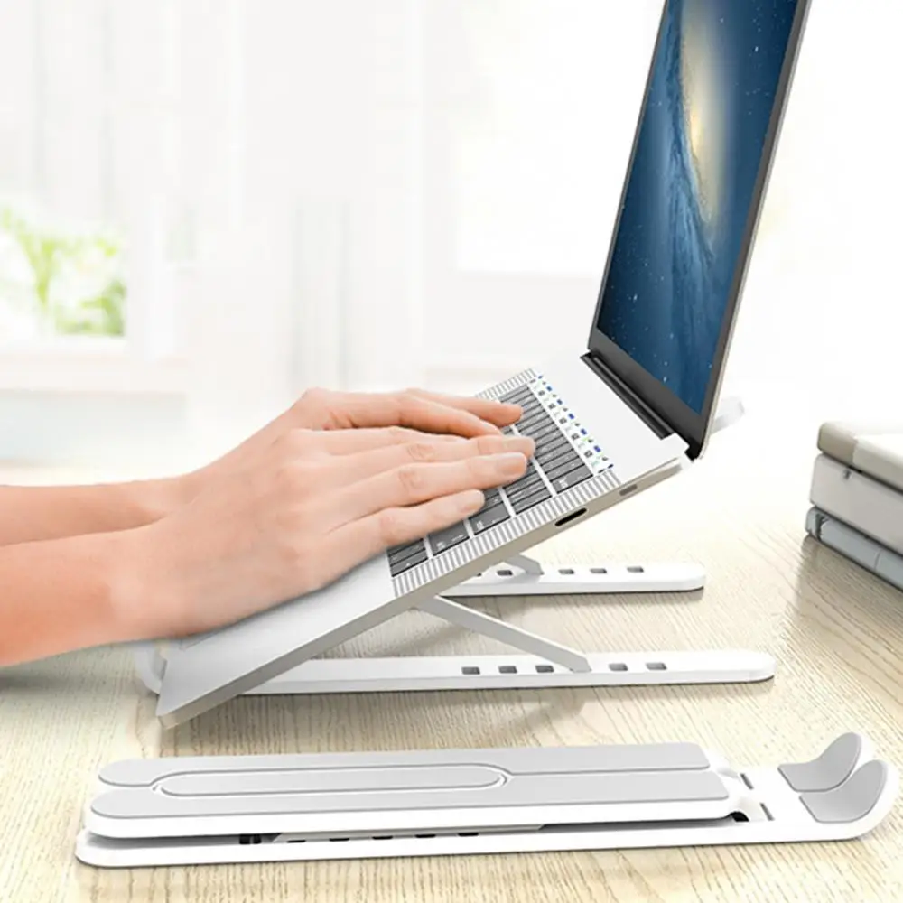 Foldable Portable Adjustable Anti-skid Laptop Tablets Support Bracket Stand Cooling Pads Universal Table Cell Phone | Компьютеры и