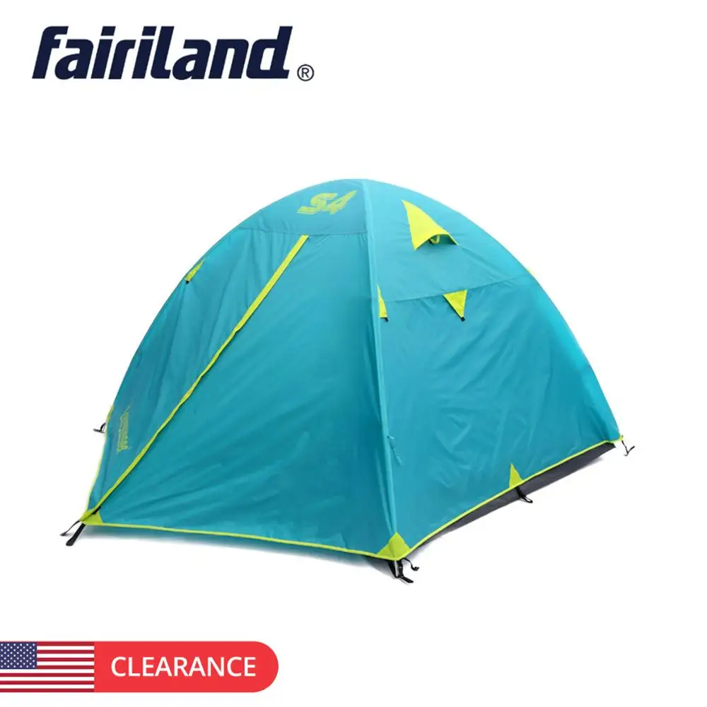 Палатка для кемпинга на 4 человека двухслойная Ветроустойчивая уличная палатка 3
