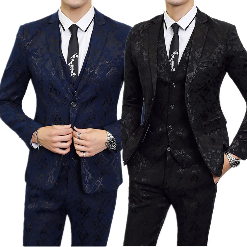 

Цвет синий, черный; Большие размеры костюм 3 предмета Для мужчин Свадебная вечеринка блейзер с брюки; Жилет; Спортивная куртка большой Разме...