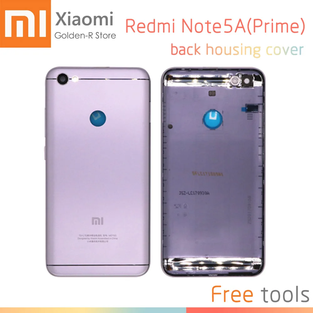 5 &quotдля Xiaomi Redmi Примечание 5A 2GB батарея задняя крышка корпус дверь + объектив
