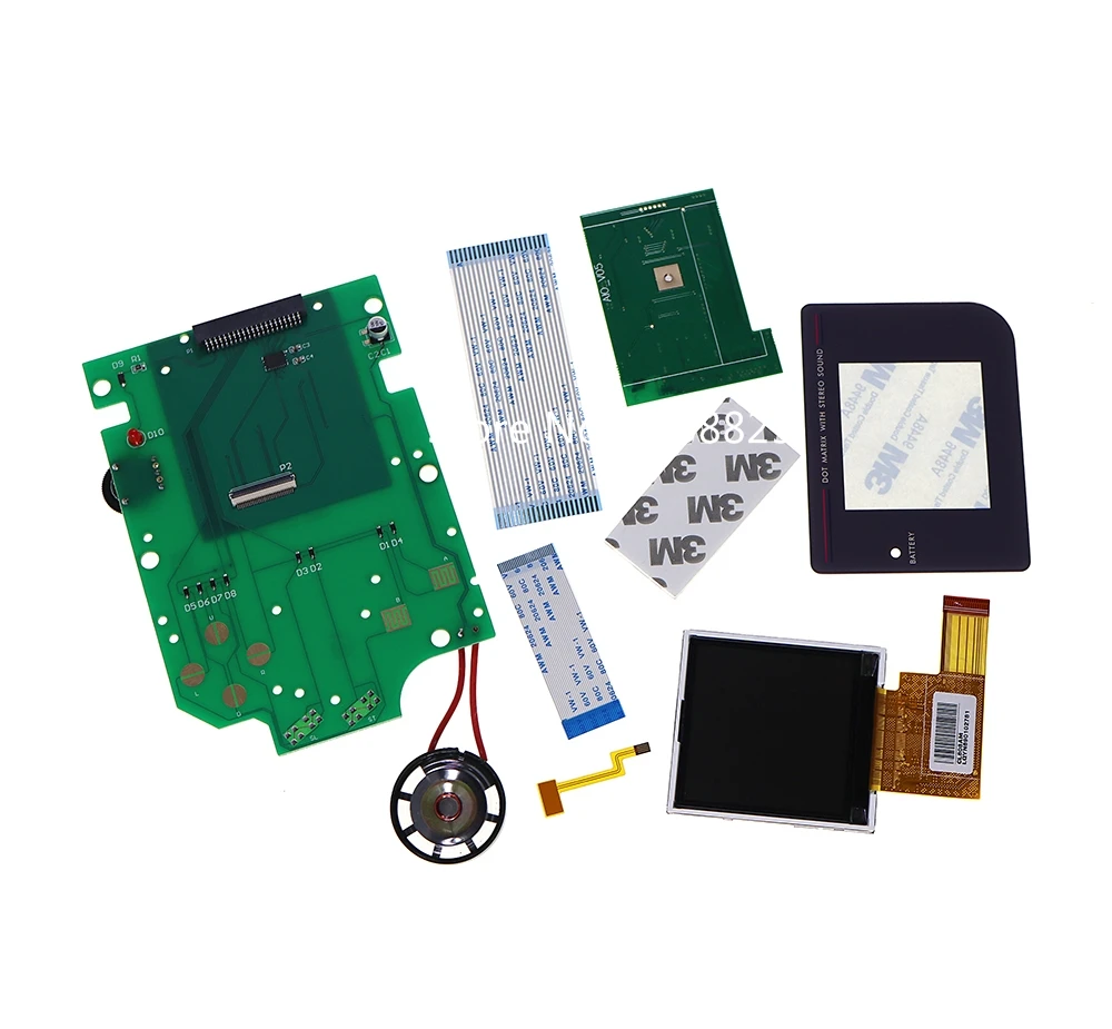 1 комплект для GB IPS high brightnes ЖК-экран подсветка модификации Nintendo приставка Gameboy DMG GBO
