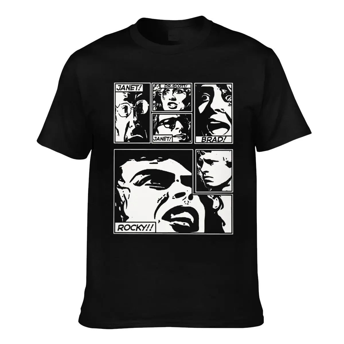 

The Rocky Horror Picture Show T Shirt Halloween TV Oversize Fun T-Shirt Graphic 100 Cotton Tee Shirt Men