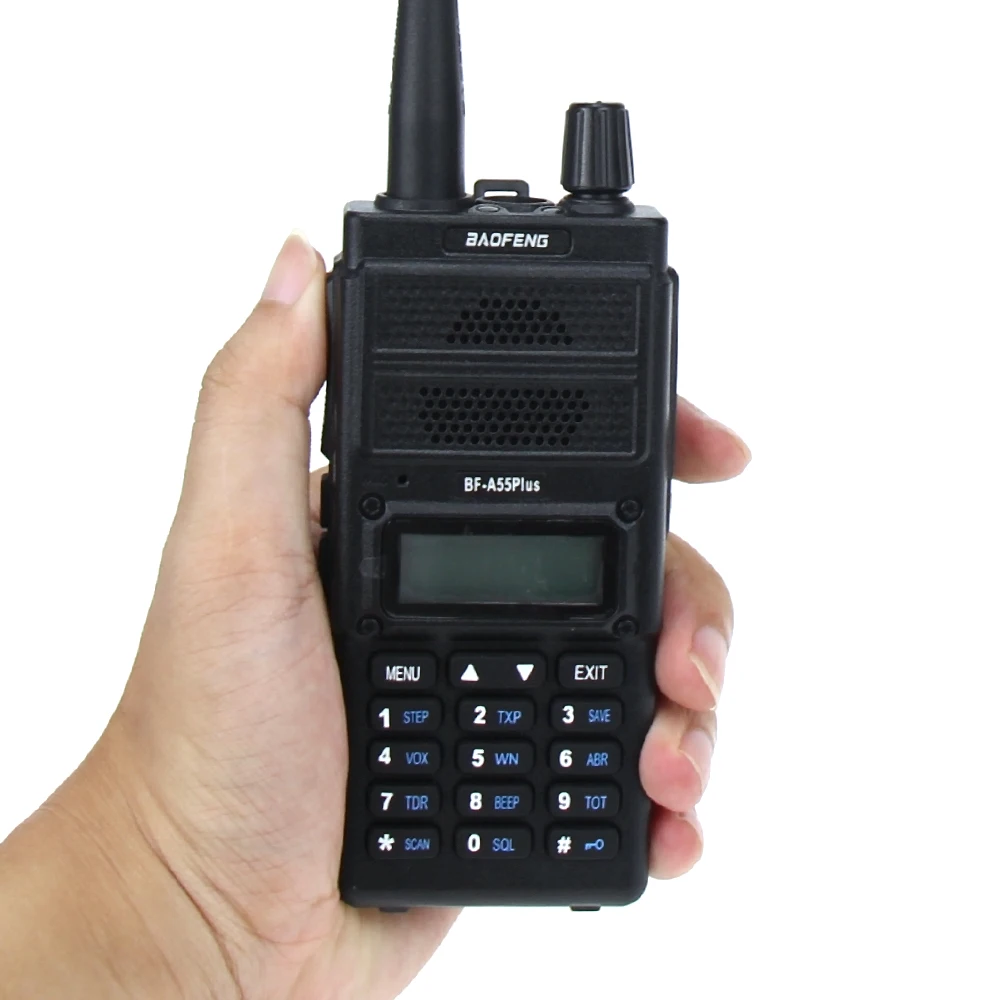 Новая рация Baofeng BF-A55 Plus Двухдиапазонная VHF/UHF 136-174/400-520 МГц 8 Вт мощность передачи