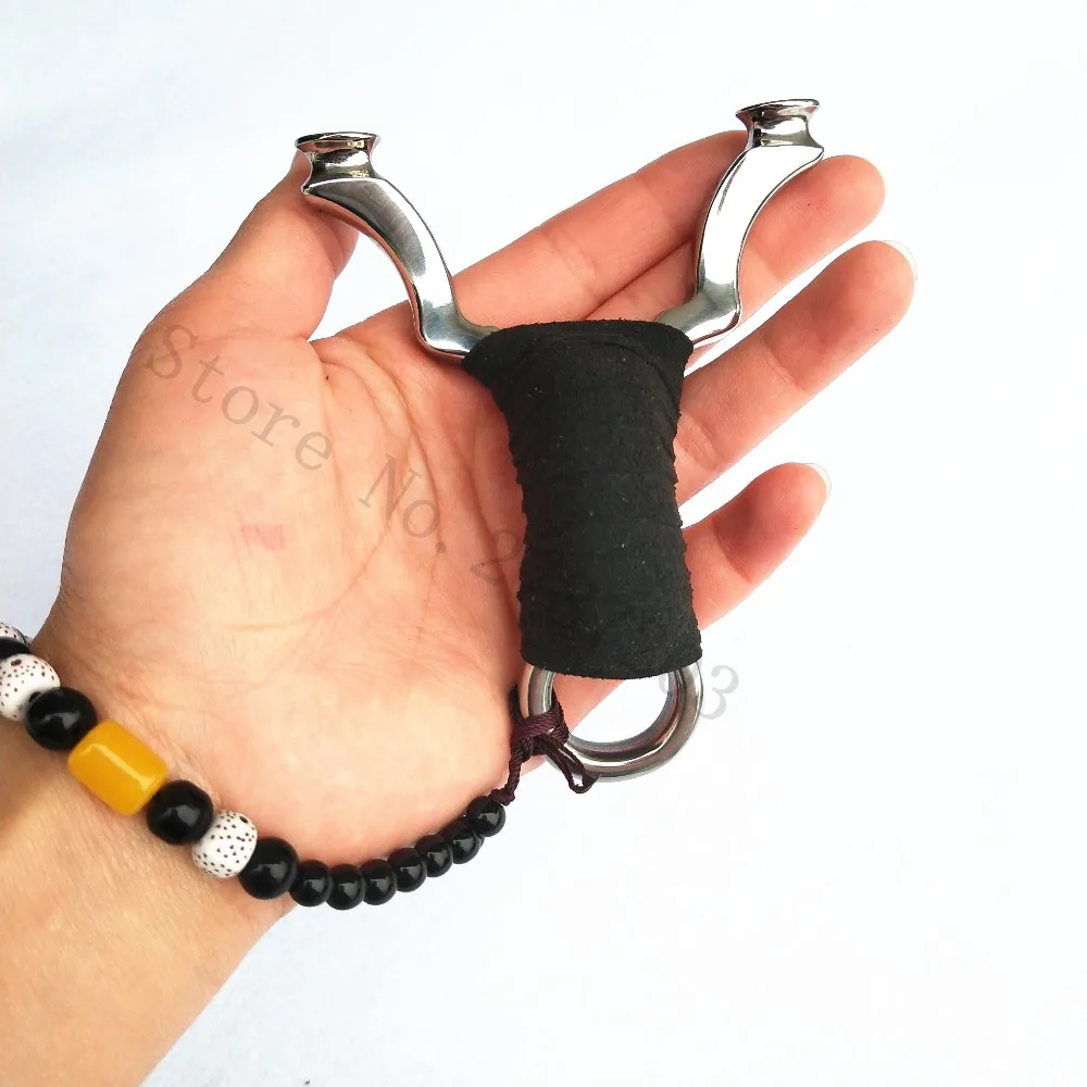 Titanium steel slingshot hunting outdoor sports competition single hole game shooting | Спорт и развлечения
