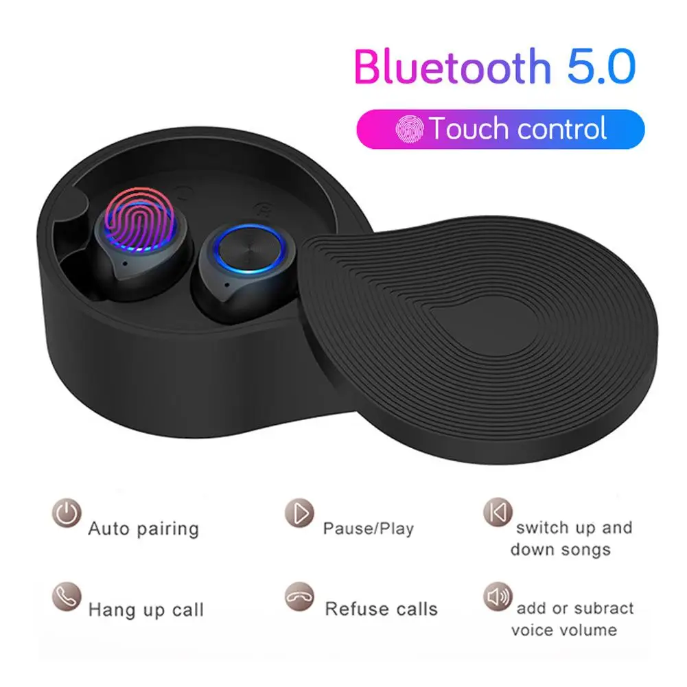TW70 миниатюрные беспроводные наушники вкладыши Bluetooth 5 0 TWS с сенсорным управлением