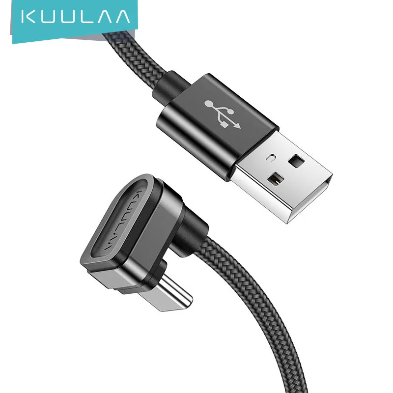 USB-кабель KUULAA для быстрой зарядки Type-C 180 градусов | Мобильные телефоны и