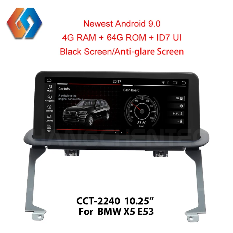 Новейший Android 9 0 64G для BMW X5 E53 Px6 Bluetooth WiFi мультимедийный автомобильный gps навигатор