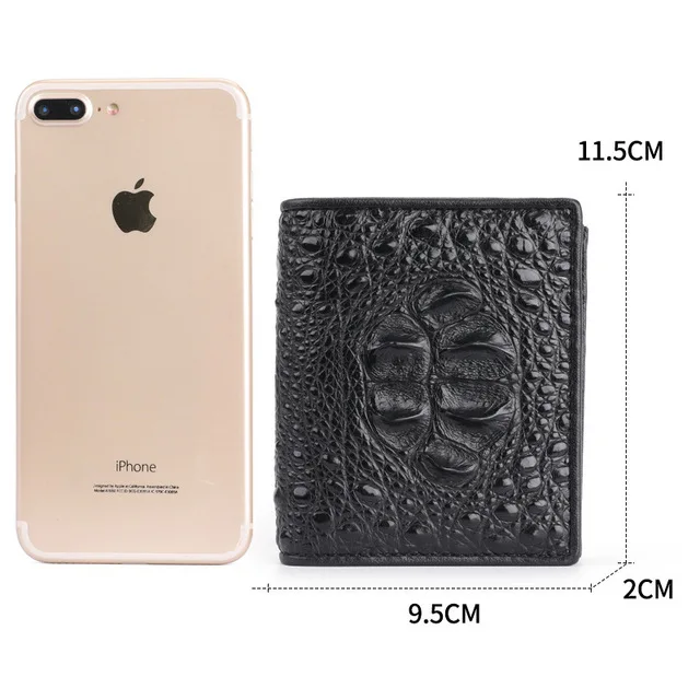 driver's license all in one card bag alligator leather wallet for men business short clip vertical leather Zero purse men wallet