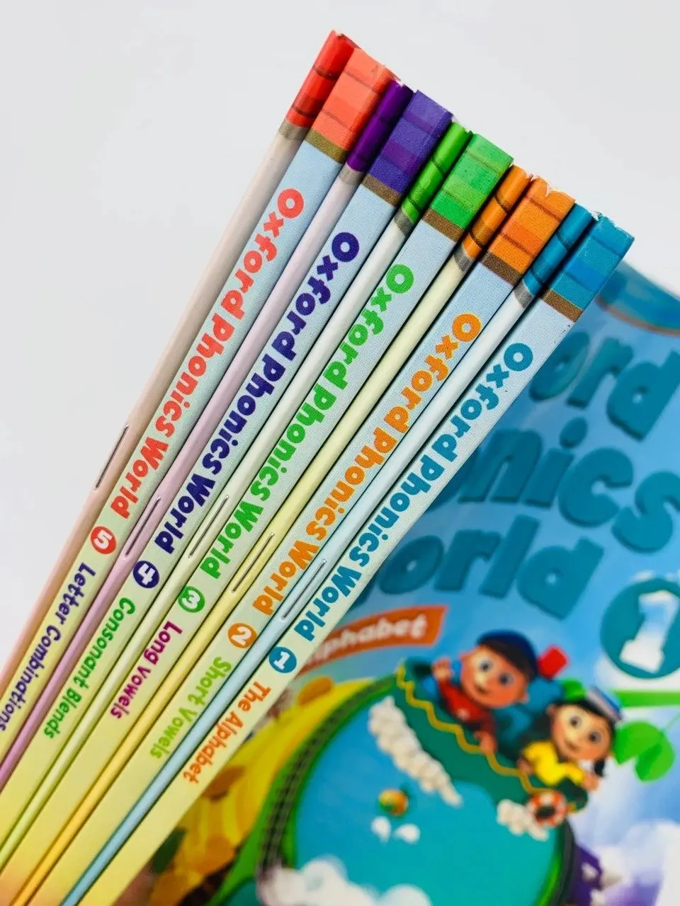 10 Books Of Set Oxford Phonics World Storybook Children Learning English Case Early Learning Books Workbook Educational Book enlarge