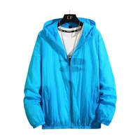 plus size 7xl 8xl 9xl summer mens large mesh sunscreen jacket mens long sleeved sunshade hooded outdoor sports mesh jacket