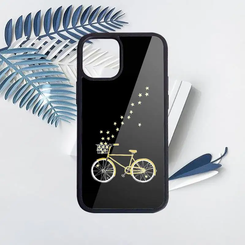 

BIKE CYCLING art cartoon Phone Case PC for iPhone 11 12 pro XS MAX 8 7 6 6S Plus X 5S SE 2020 XR