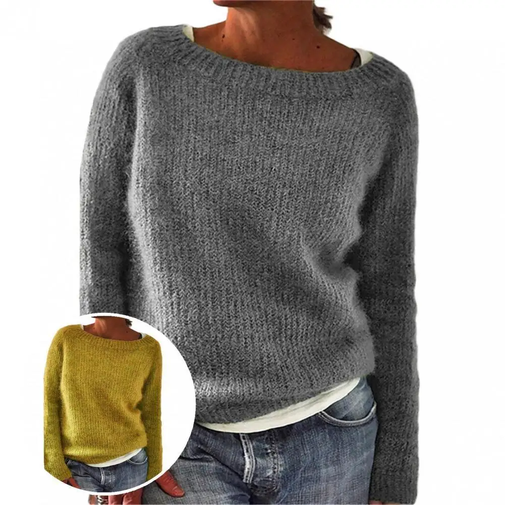 

Cozy Women Winter Knit Sweater Women Knit Clothes All-matched Breathable