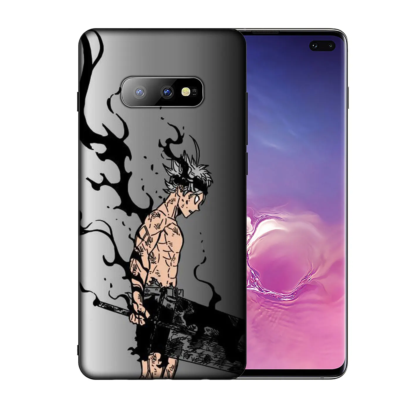 IYICAO anime BlackClover Asta Soft Silicone Phone Case for Samsung Galaxy S20 Ultra S10e S9 S8 Plus S6 S7 Edge S10 Lite Cover | Мобильные