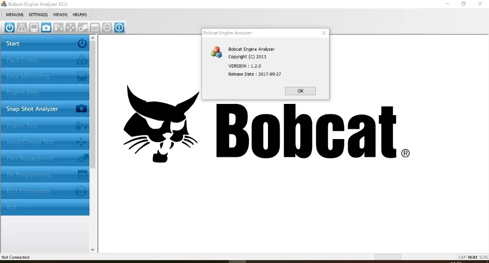 

Двигатель-анализатор BOBCAT ECU DCU 2021