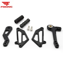 For Honda Monkey bike Z125 All years CNC Aluminum Alloy Motorcycle Rearset Footrest Footpeg Pedal Foot rest Accessorie Part