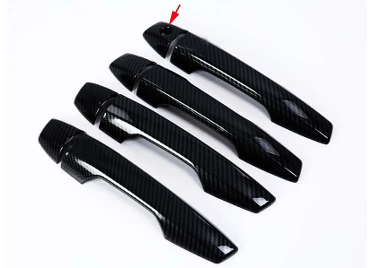 Накладка на дверную ручку из углеродного волокна для Mitsubishi Eclipse 2017-2021 8 шт. |