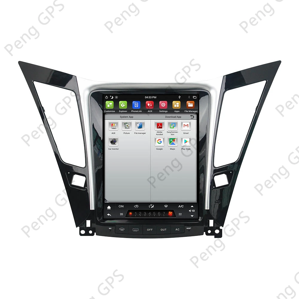 

Car DVD Player For Hyundai Sonata 2014-2016 Android 9.0 Radio Headunit Car Stereo Multimedia Bluetooth WIFI GPS Navigation PX6