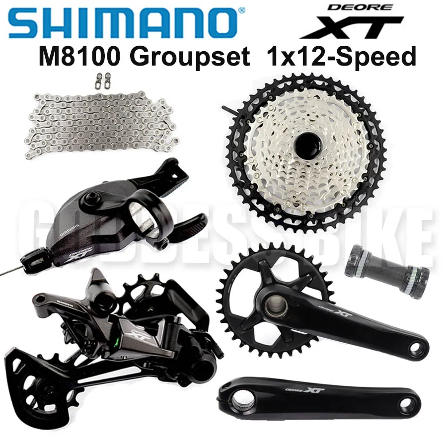 Переключатель передач SHIMANO DEORE XT M8100 32T 34T 36T 170 175 задний переключатель для горного