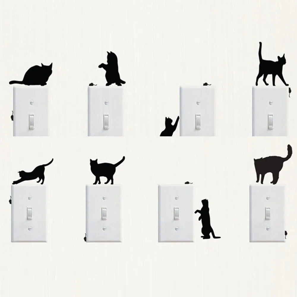 Номер декорирование окон стен переключатель Виниловые наклейки для декора