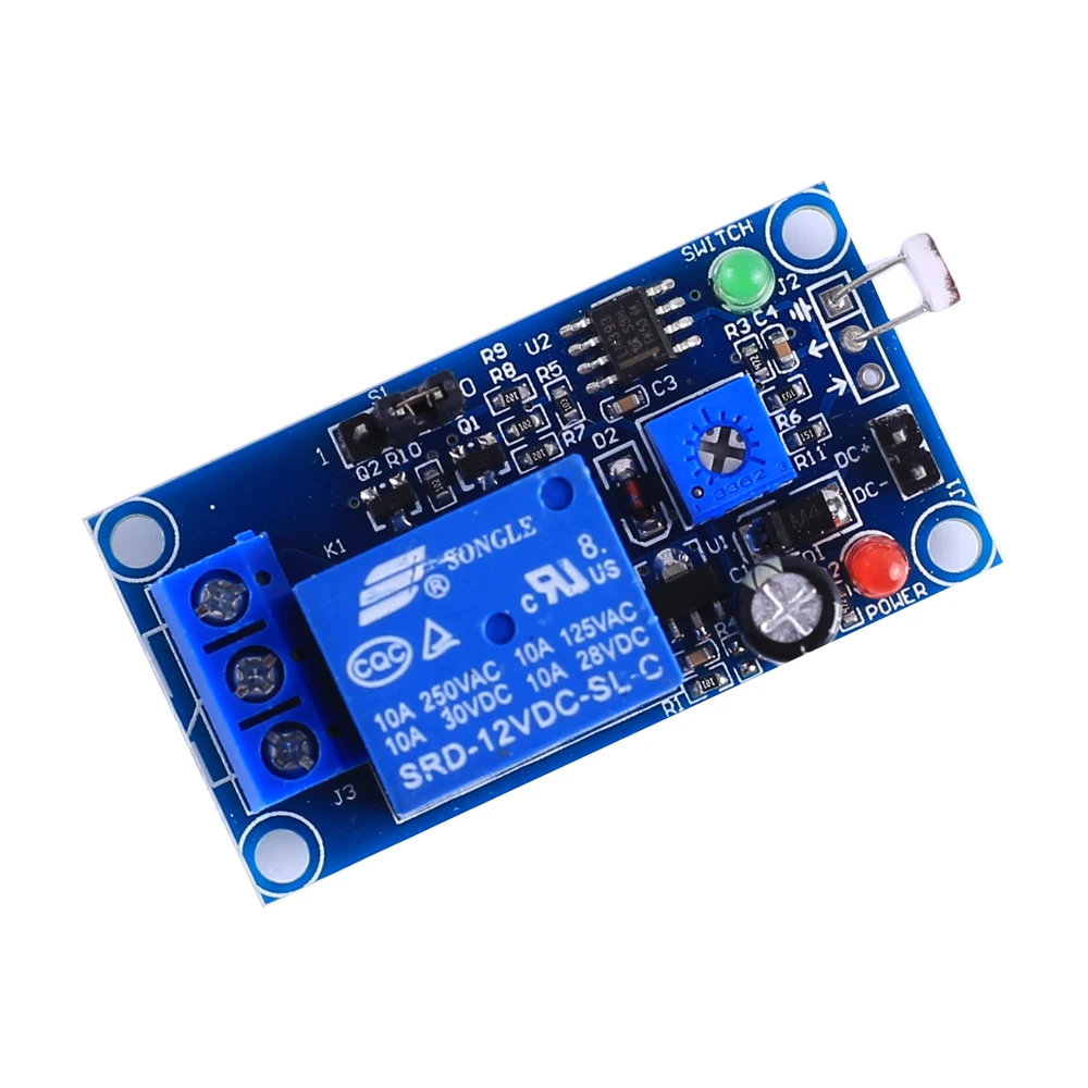 12V светильник переключатель управления реле фоторезистора модуль датчика