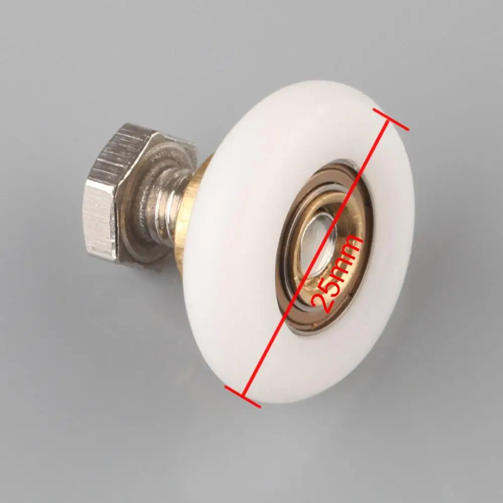 4 шт. набор одиночных душевых дверных роликов колеса 23 мм 25 27 диаметр|copper spinner|copper