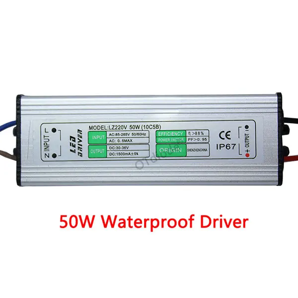 50W100W200W УФ Теплый Холодный белый темно-красного, зеленого и синего цвета cob-лампы светодиодный чип-диод фиолетовый УФ-клей сушка 3dprinter Комплектующие для самостоятельной сборки CREE Светодиодная лампа - Испускаемый цвет: 50W LED Driver