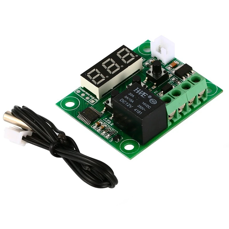 12 В цифровой модуль красный температурный светодиодный контроллер термостат