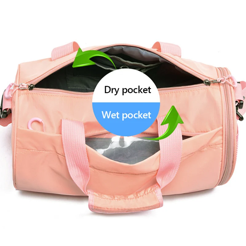 2021 Sport For Fitness Yoga Bag Women Travel Gym Bag Sport Handbag Crossbody Waterproof Training Handbag Shoes Storage XA738Y