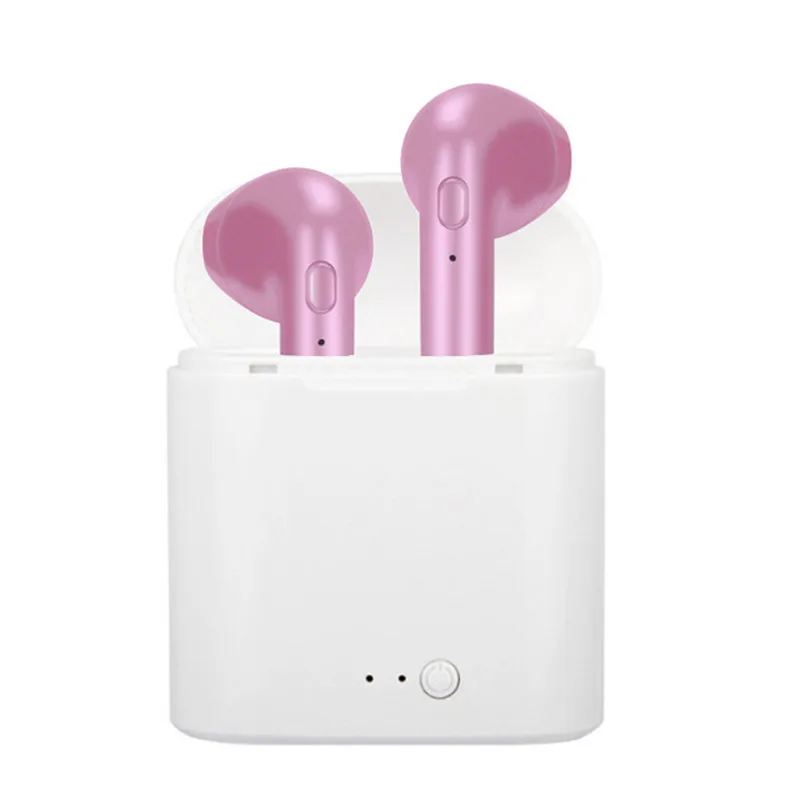 with charging box-RR I7s Tws беспроводные наушники, Bluetooth наушники, наушники-вкладыши, гарнитура с зарядным устройством для iPhone, huawei, Xiaomi - Цвет: with charging box-RR