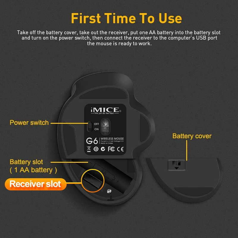 Мышь компьютерная беспроводная 2 4 ГГц 1600 DPI оптическая|Мыши| |