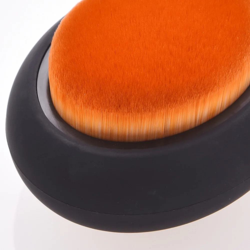 

Silicone Handle Nylon Bristles Makeup Brush Cosmetics Powder Blush Brush for Woman (T-01-411)