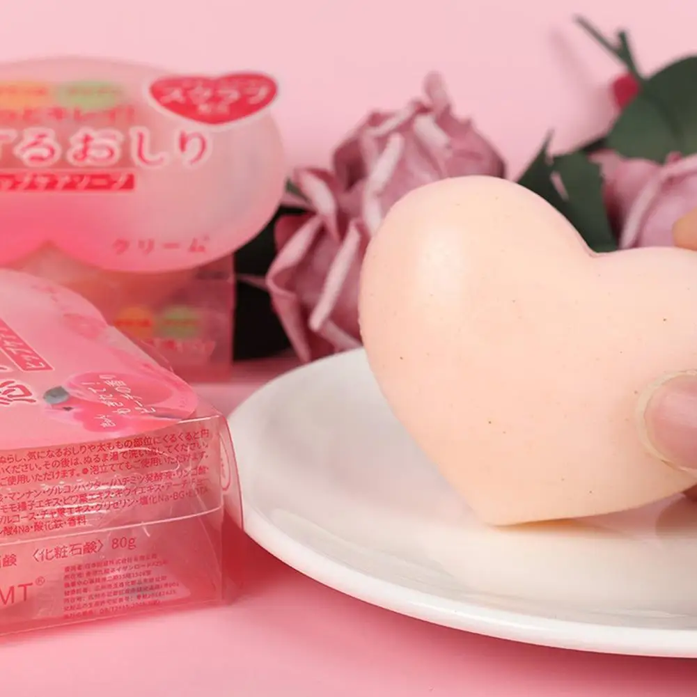 

Handmade Peach Butt Soap Private Parts Whitening Soap Underarm Legs Knees Whitening Soap Sensitive Area Pink Body White Soap