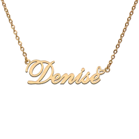 god with love heart personalized character necklace with name denise for best friend jewelry gift