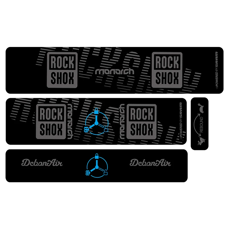 2020-Rockshox Monarch RT3 задние амортизационные наклейки MTB AM/DH shck | Спорт и развлечения