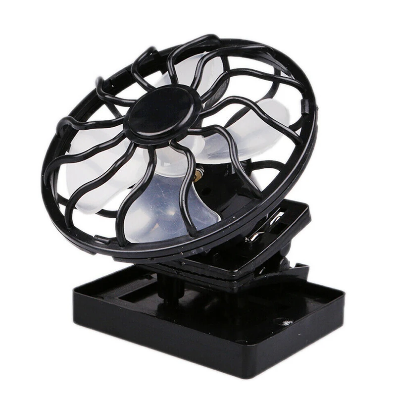 

Summer Mini Portable Clip-On Desktop Fan Solar Panel Powered Cooling Fan For Travel Camping Fishing Outdoor Activities-35