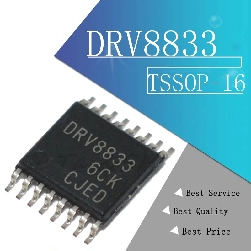 10 шт. DRV8833 DRV8833PWPR DRV8833PWP TSSOP16 | Электронные компоненты и принадлежности