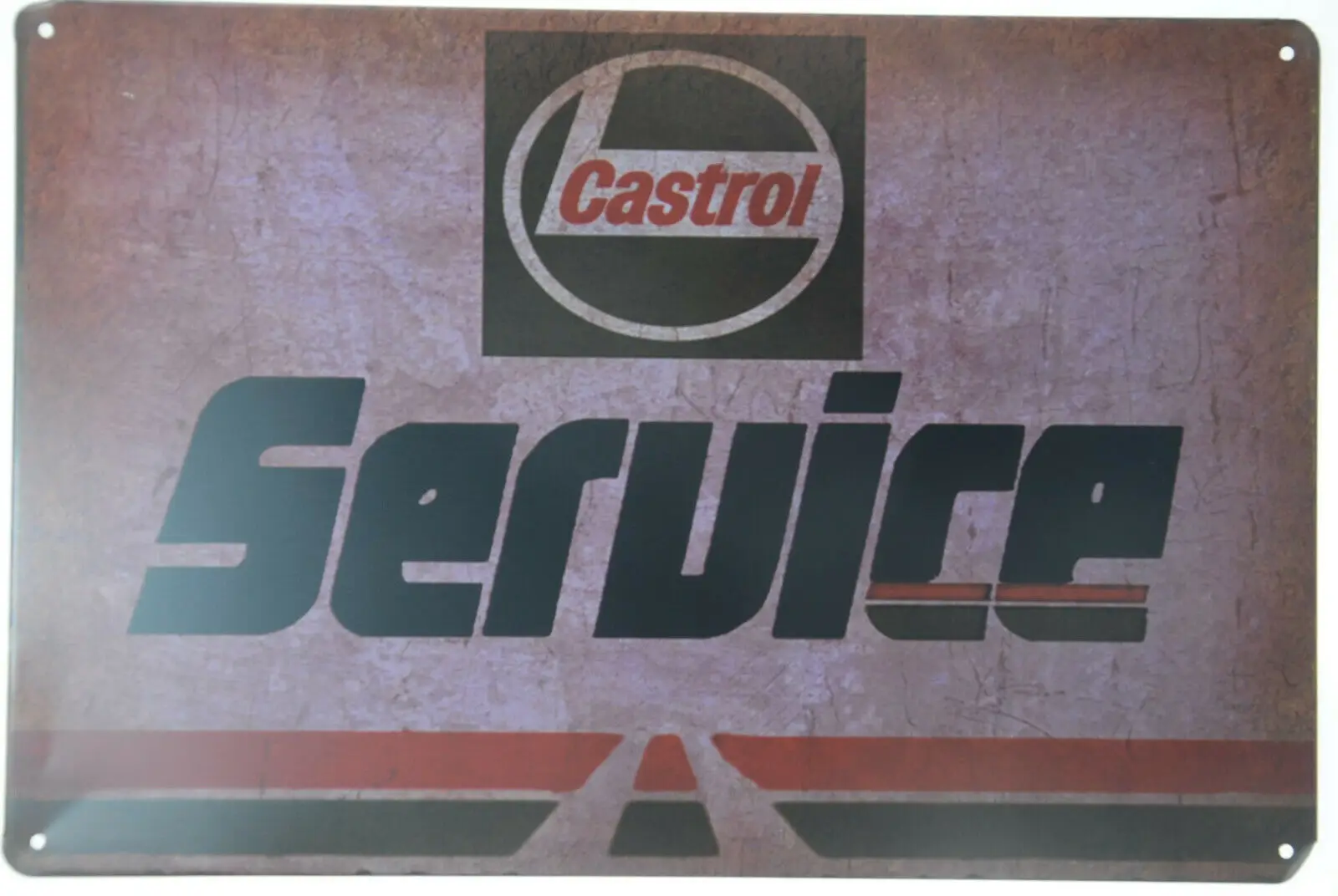 CASTROL SERVICE Motor Oil Gasoline Petrol Garage Metal Tin Sign Pub Bar Decoration Wall Art Shabby Chic Home Decor Pl |