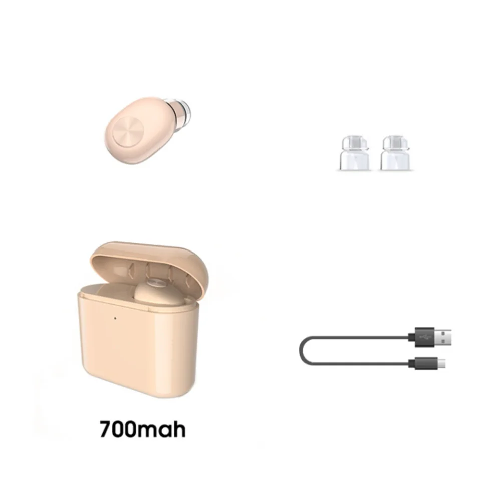 

1Pc Mini Wireless Earphones Headset In-ear High Earbuds Sports Workout Running Headphones Answer Call
