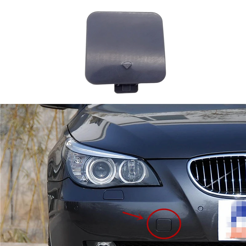 Передний бампер JIUWAN буксировочный крючок крышка крышки отделка для BMW 5 серии E60 E61