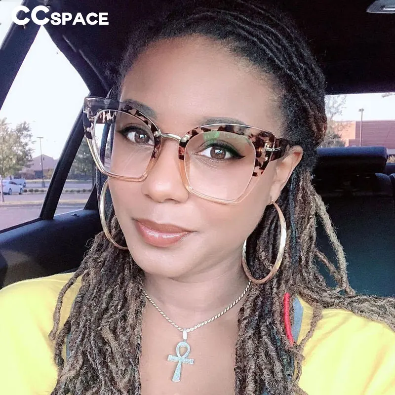 Оправы для очков Lady Oversized Glasses Frames For Women Бренд Дизайнер оптических очков модные Ривет T Кот глаза аксессуары.