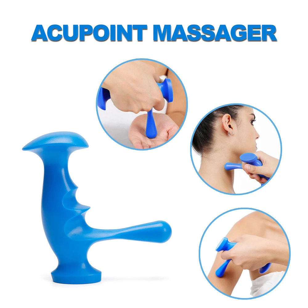 

Acupuncture Point Massager Reflexology Body Massage Shoulder Back Neck Pressing Point Sticks Pain Relief Massage Cone Needle