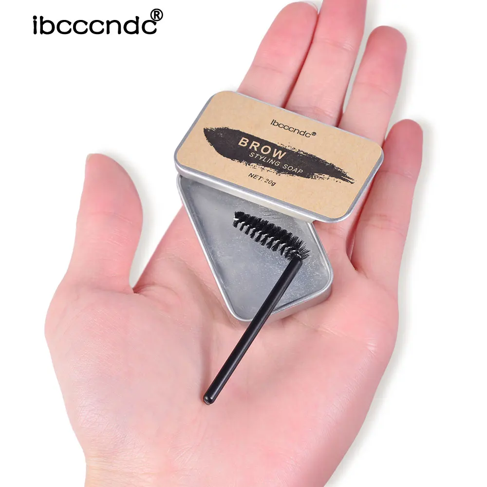 

3D Feathery Brows Makeup Balm Styling Brows Soap Kit Lasting Eyebrow Setting Gel Waterproof Eyebrow Tint Pomade Women Cosmetics