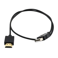 0 5 meters portable size high precision usb to hdmi compatible cable male charger splitter adapter for hdtv playstation3 dvd