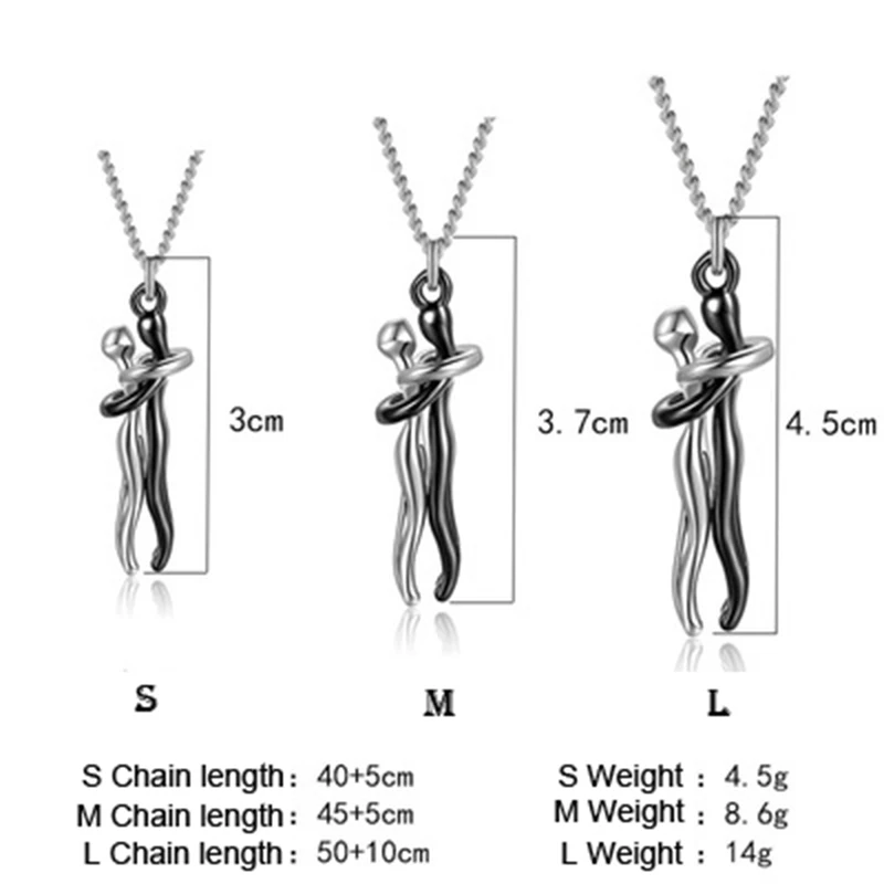 

Fashion Hug Necklaces Pendant Valentine's Day Gift Necklace Warm Emotion Pendants High Quality Memorial Day Pendant Necklace