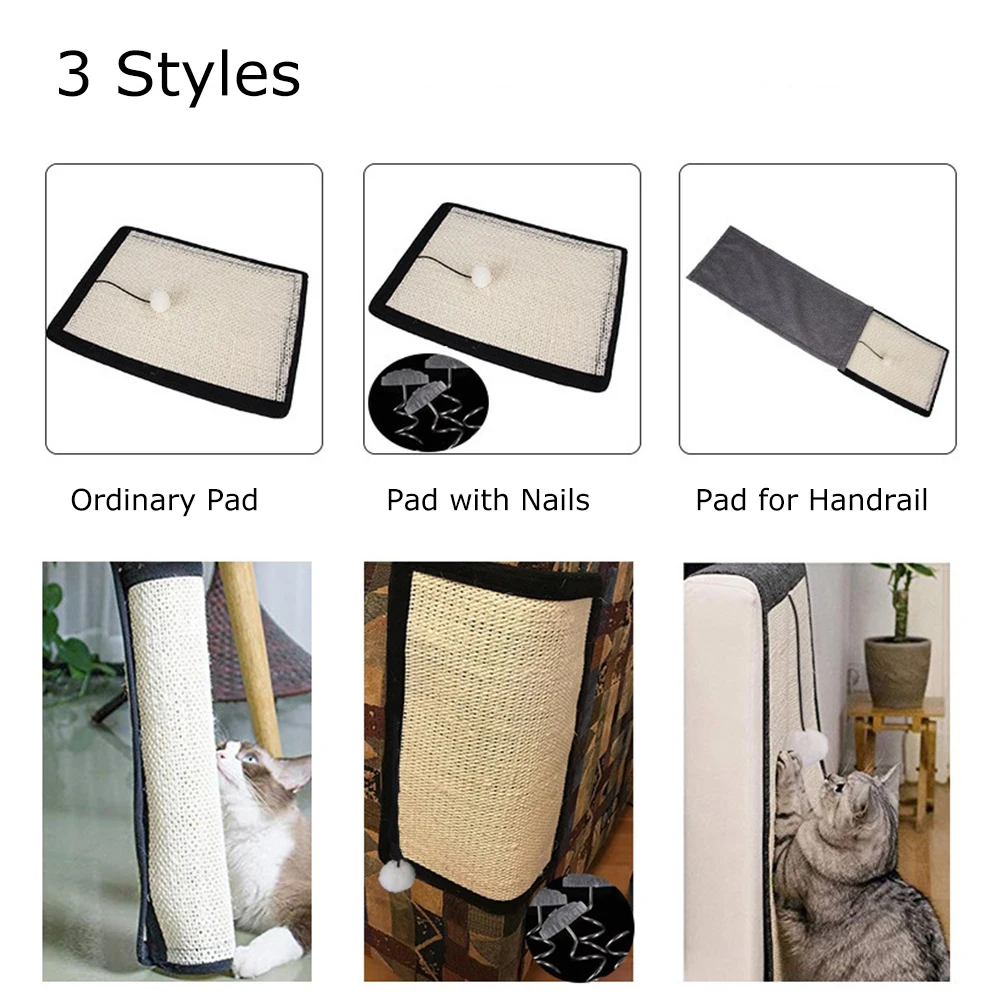 Когтеточка коврик для кошек сизалевый диван отделка когтей защита мебели от