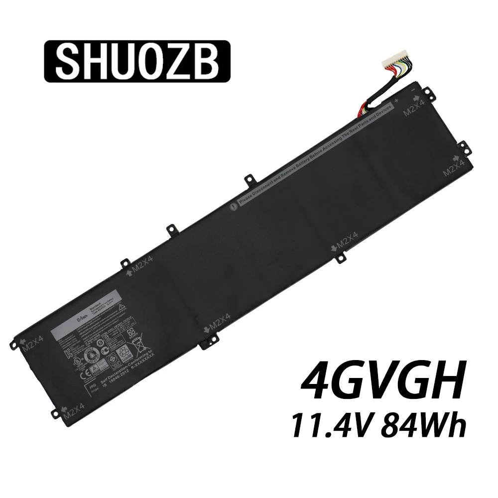 Аккумулятор для ноутбука 4gvgh DELL Precision 5510 XPS 15 9550 series 1P6KD T453X P56F P56F001 батареи