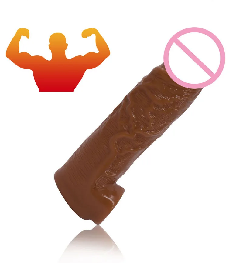 Многоразовые растяжимые презервативы для увеличения мужского пениса интимные